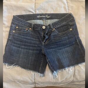 American Eagle Outfitters Dark Blue Jean Shorts